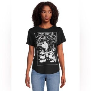 Disney Vintage Look Mickey & Minnie Mouse Tee Size Large